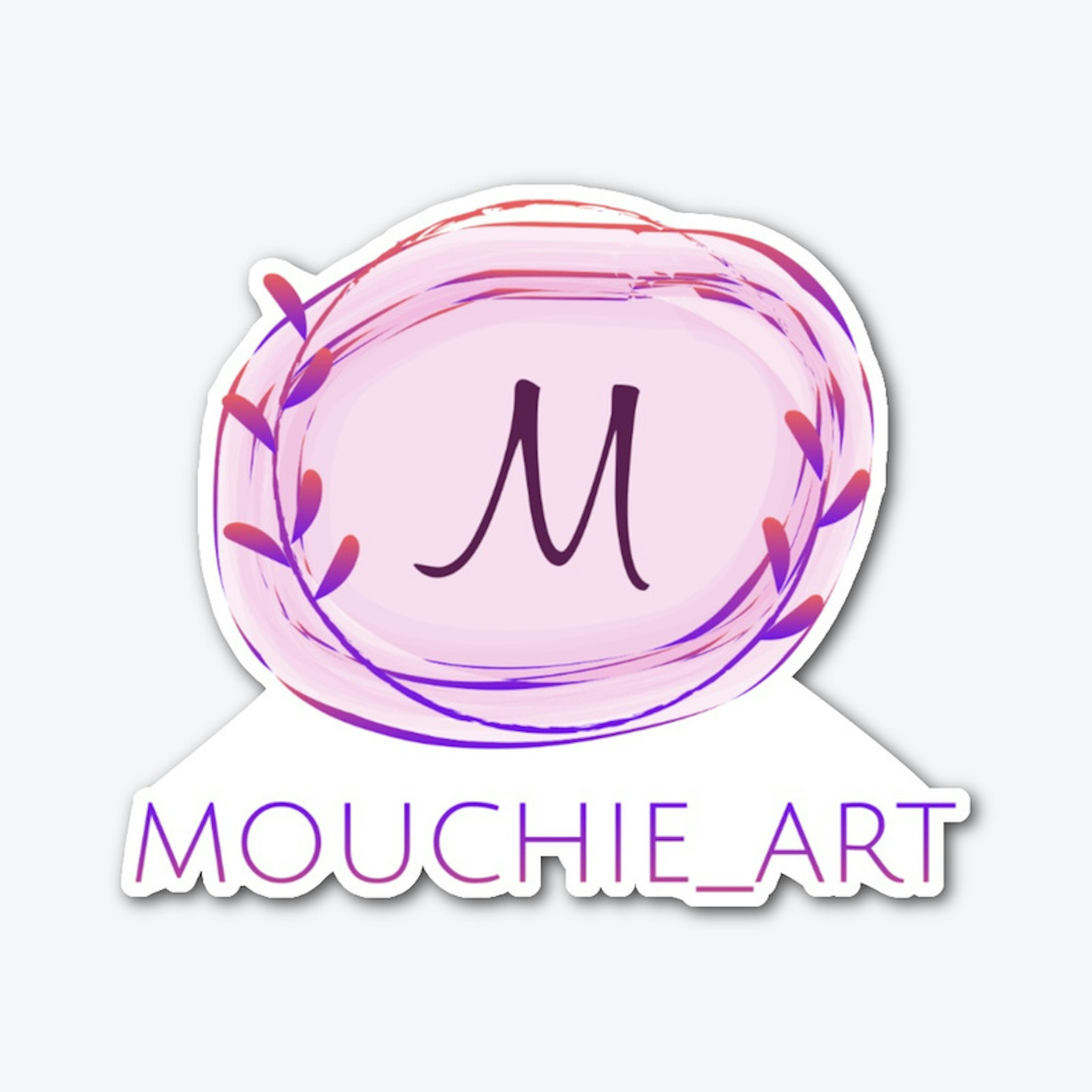 Mouchie Art Sticker